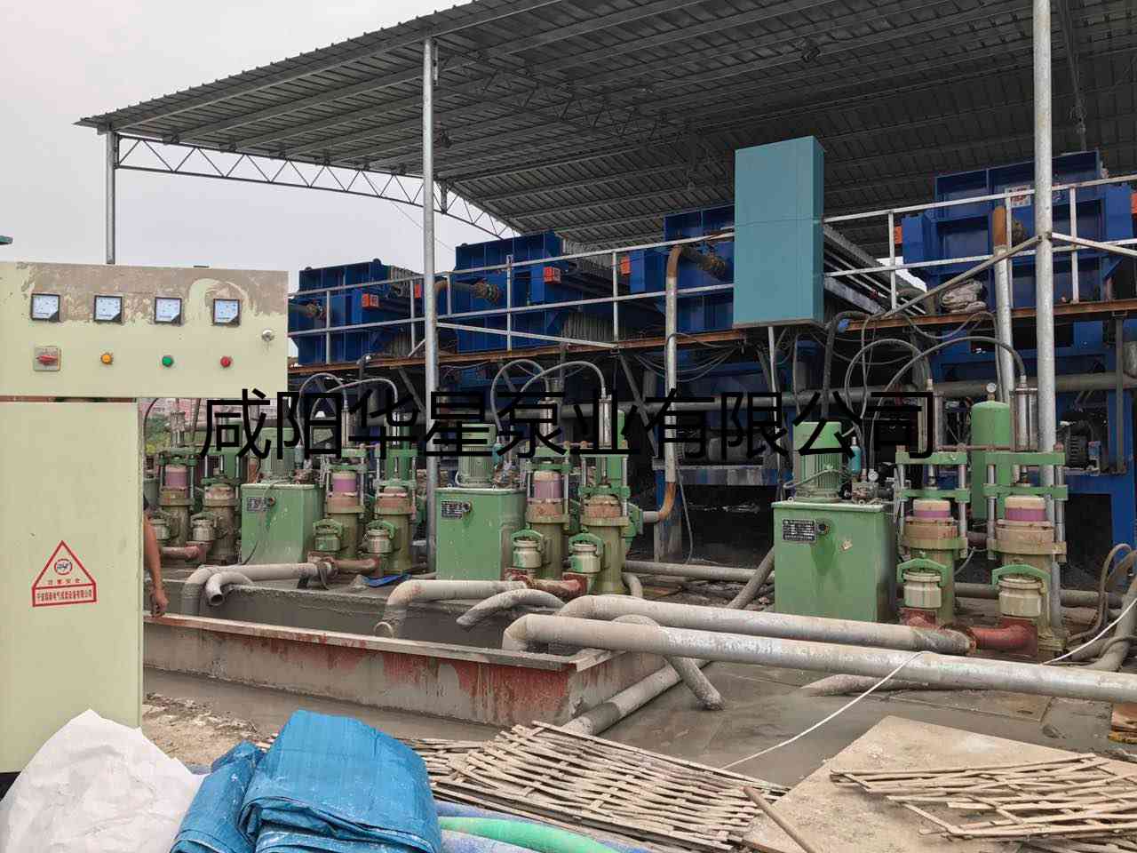 華星YBH300-40節(jié)能陶瓷柱塞泵打樁污泥使用現(xiàn)場--第二個現(xiàn)場-03